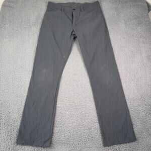 GoRuck Simple Pants Mens 34x34 Gray Straight Tough Dry USA Stretch Outdoor